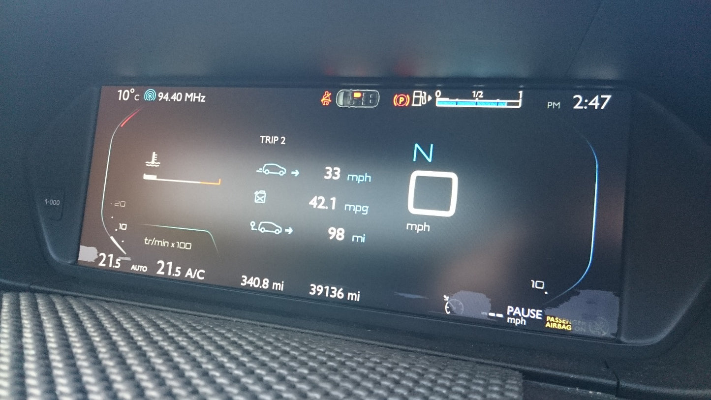 Citroen C4 Picasso Touch Screen vervangen - Bestel het losse scherm